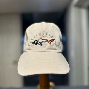 Greg Norman Vintage leather strap adjustable hat